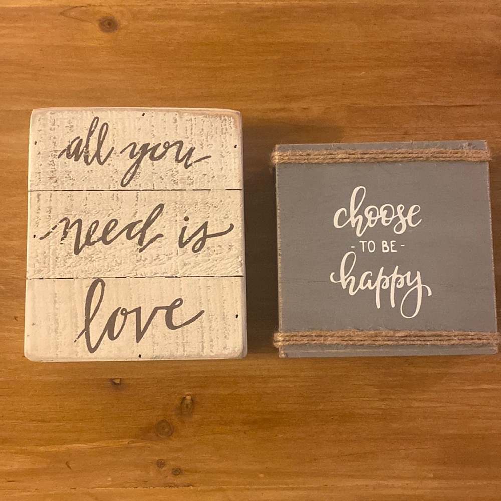Wooden Signs Home Decor